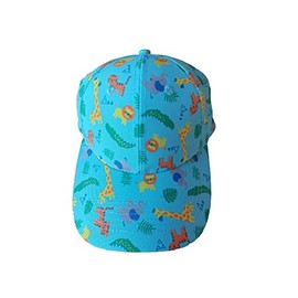 Kids Children's Boys Girls Animal Print Baseball Cap Summer Hat, 5 to 10 Years Approx.