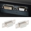 YINETTECH 10pcs DB9 RS232 Female 9-Pin D-SUB Serial Solder Connector