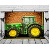 LYLYCTY 7x5ft Tractor Background Car Theme Photography Background Brick Wall