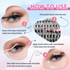 FONXJE DIY Lash Clusters Kit for At-Home Eyelash Extensions |
