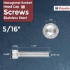 Kozelo 10pcs Socket Head Cap Screws - [5/16"-24 x 1-1/4"]