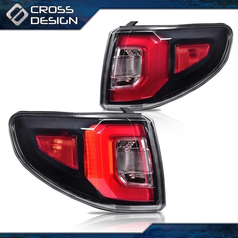 CROSSDESIGN Tail Lights Brake Lamps Fit For GMC 2013 2014-2016