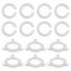 14 Pack Lamp Shade Reducer Ring White, Lamp Shade Adapter