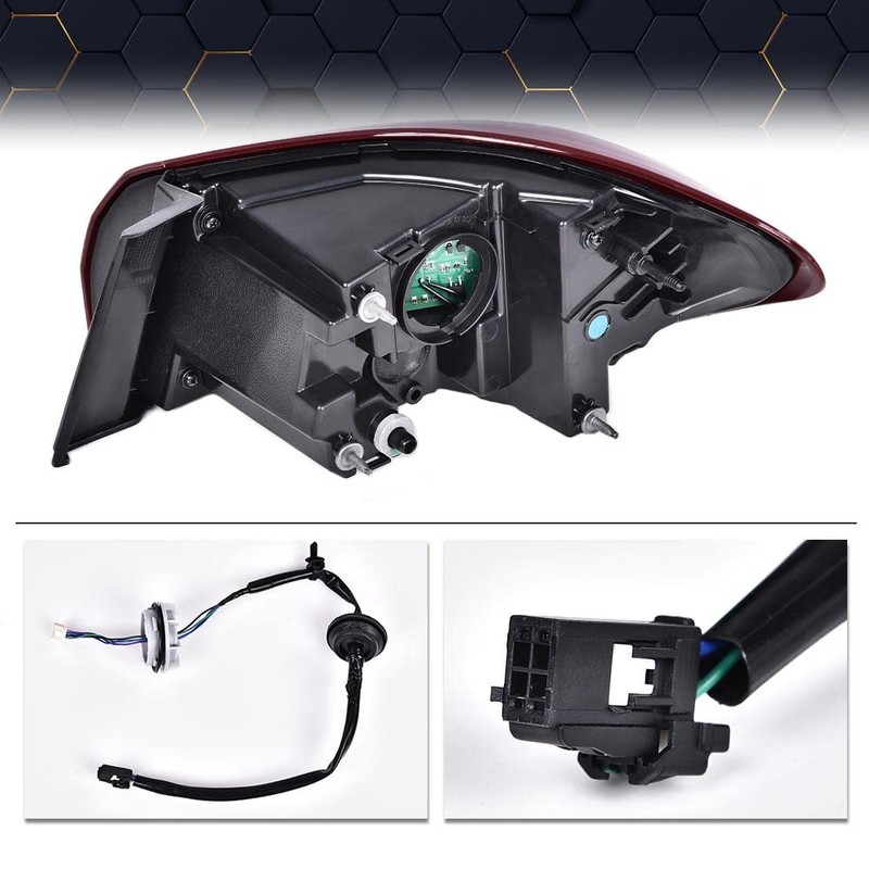 PIT66 LED Type Tail Light Lamp Outer Replacement Compatible with