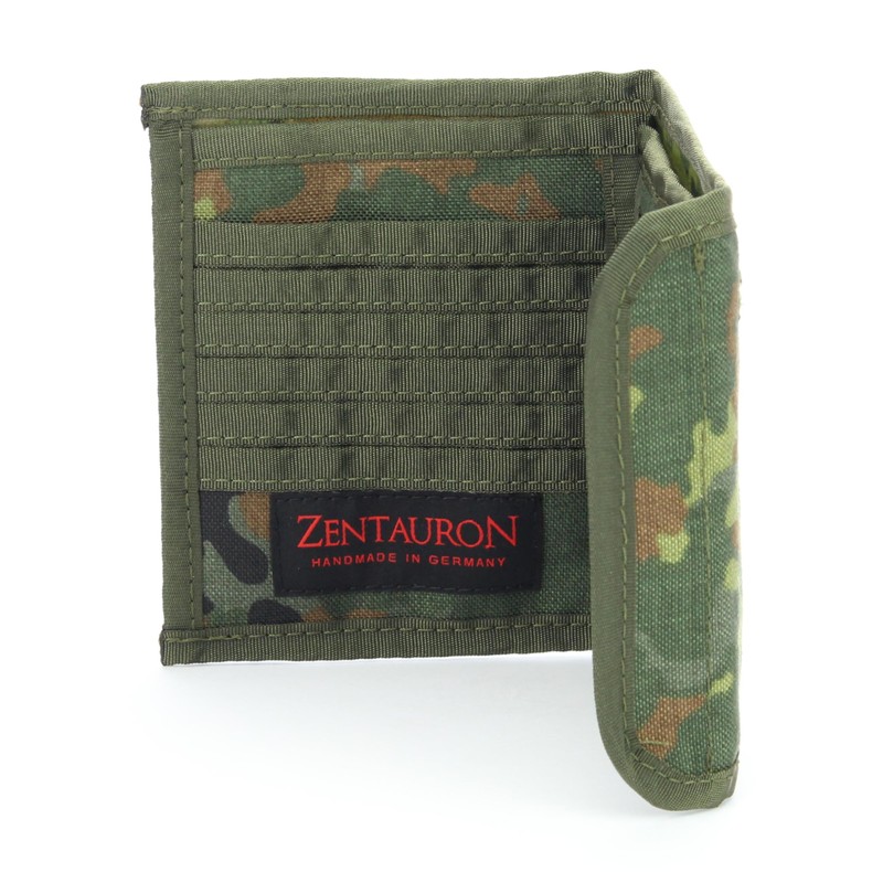 Zentauron EDC Cordura Wallet with Velcro Fastening, Note Compartment, Change