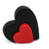 FeinKnick Stylish Double Hearts for Decoration - Modern Decorative Ceramic