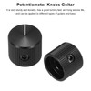sourcing map 2PCS Guitar Knobs Metal, Volume Tone Control Dome
