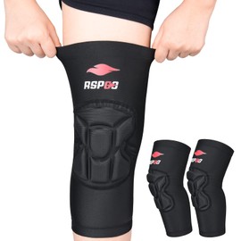 RSPGO Professional Knee Pads for Volleyball, Wrestling, Football & Work – Heavy-Duty Knee Sleeve Support for Men & Women – Protective Gear for Sports, Gym, Training, Knee Pads L