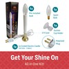 Holiday Joy - 1 Pack Christmas Window Candles with Sensor