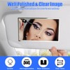 2 PCS Auto Sun Visor HD Makeup Mirror, Self-Adhesive Universal