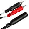 Hosa YPR-257 1/4" TRSF to Dual RCA Stereo Breakout Cable