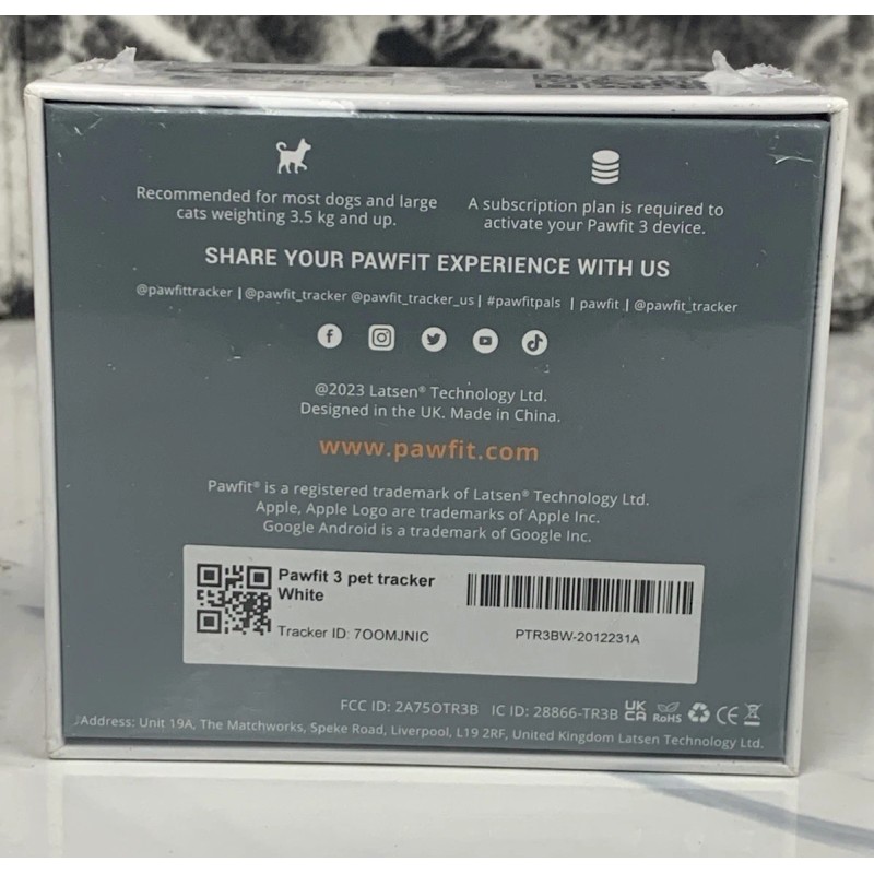 Pawfit 3 Pet GPS Tracker & Activity Monitor fully waterproof