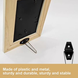 4 Pcs Picture Stand,Photos stands,Picture Frame Stands,Photo Frame Stand,Pictures Stands,Pictures Holder,Photo Frame Display Accessories,Metal Easel Back Support,for Display Craft Fairs,Cookbooks