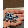 M8 Nyloc Locking Hex Nuts Metal Steel Sheet Zinc Plated