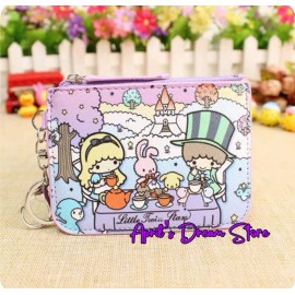 Unbranded Little Twin Stars Cosplay Mad Tea Party ID Cardholder Coin Purse Keychain Wallet
