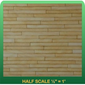 Half Scale Miniature Clapboard Siding by Greenleaf Dollhouses