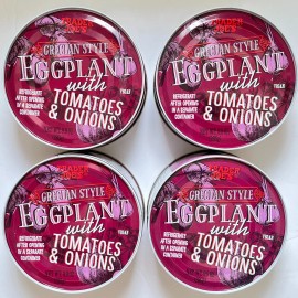 Trader Joe's 4 Packs Trader Joe’s GRECIAN STYLE EGGPLANT with Tomatoes & Onions 9.9 oz Each