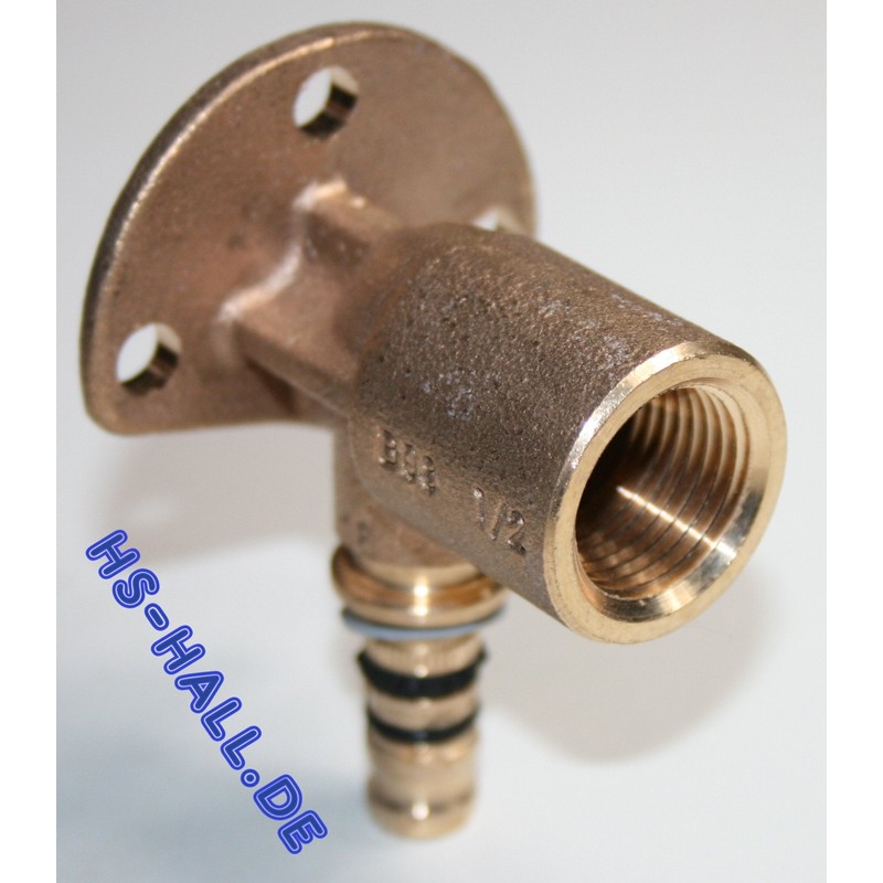 'Geberit Mepla Mixer Connector 16 x 1/2-Inch 52 mm Wall