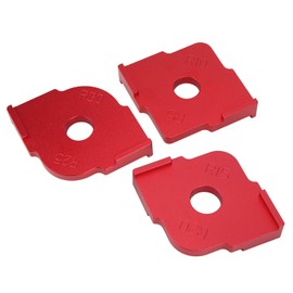 3-Piece Radius Jig Router Templates Half Round Corner Radius Quick Corners Jig Cutter Semicircle Positioning Template Woodworking Locator for Woodworking