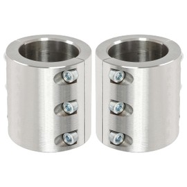 HECASA Split Collar Tube Clamp Compatible with 1-3/4 Inch OD Tube UTV Roll Bar Clamps Weldable Bolt on Roll Cage Mounts 2 Pcs