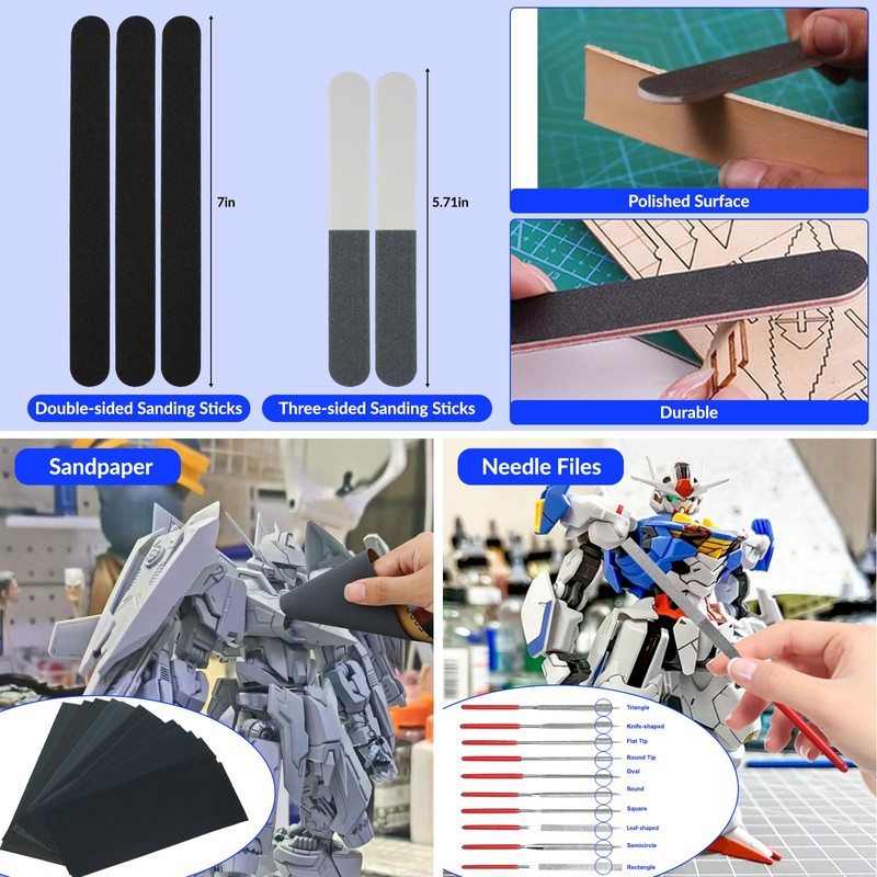 200 Pcs Gundam Tool Kit, Professional Model Tool Kit for