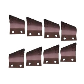 4LH + 4RH Carbide Trencher Cup Teeth, fits Trenching Chains with 2" Pitch- 135924, 135925.