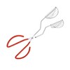 LABRIMP Stainless Steel Pizza Tongs Food Tongs for Serving Multi-use
