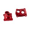 POWER JAMES Aluminum Red Front and Rear Engine Lifter Cover