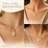 Collar De Oro Plata 925 Mujer Con Virgen De Guadalupe