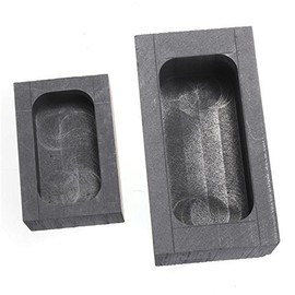 MASUNN High Purity Graphite Casting Melting Ingot Mold For Gold & Silver -750G