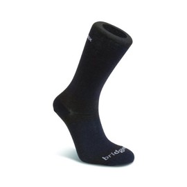 Bridgedale Men's Everyday Outdoors Coolmax Liner Socks - Black, 6-8.5