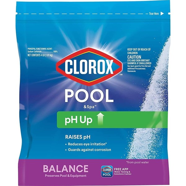CLOROX POOL & Spa Swimming Pool Ph Up, Raises Ph,