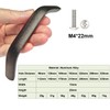 10 Units Bow Shaped Cabinet Handles Kitchen Cupboard Drawer Door