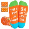 Zmart 54th Birthday Gifts Ideas for Women - Socks for