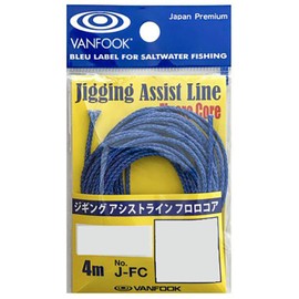 Vanfook J-FC Jigging Assist Line Fluorocore 150lb x 5m Blue