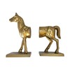 Fox Run Horse Decorative Bookend Set, 100% Iron, 4.5" x