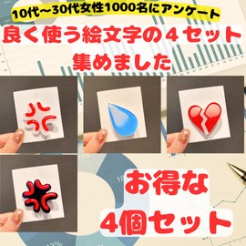 profit.relaxed Emoji Hairpin Clip Halloween Throwcloth Plush Costume Korean Bangs Clip Bangs Keep, Set of 4