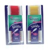 Swisspers Hot Color Cotton Swabs, 100% Cotton, Color Plastic Sticks,