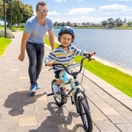 BOSONER Children's Knee Pads Inline Skates: Protectors Knee Pads Children's Knee and Elbow Pads Protective Equipment Protectors for Skates Scooter Bicycle Roller Skates (Green Five-Pointed, S (3-7