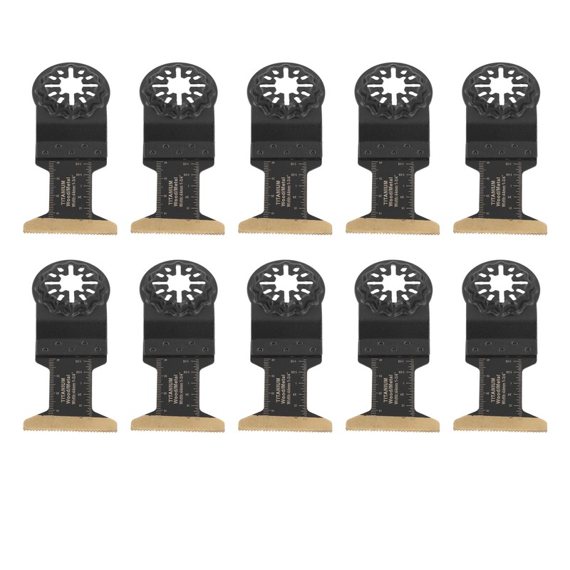 10PCS Set Oscillating Saw Blade Multifunctional Oscillating Multitool Quick Release