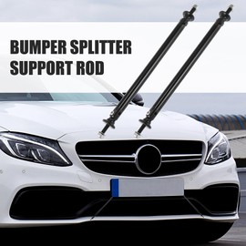 X AUTOHAUX 2pcs 150mm 5.91" Splitter Support Rods Adjustable Front Rear Bumper Lip Splitter Strut Rod Tie Support Bars Fit Most Vehicle Black