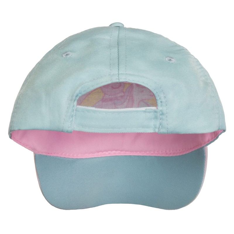 Brandsseller Girls' Children's Cap Sun Hat with Motifs, lightblue
