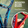 Scoring Right Portable Tennis Racket and Padel Scorekeeper, Easy to