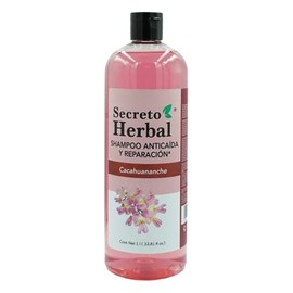 Shampoo de Cacahuananche, anticaída y reparación, Secreto Herbal. 1 litro