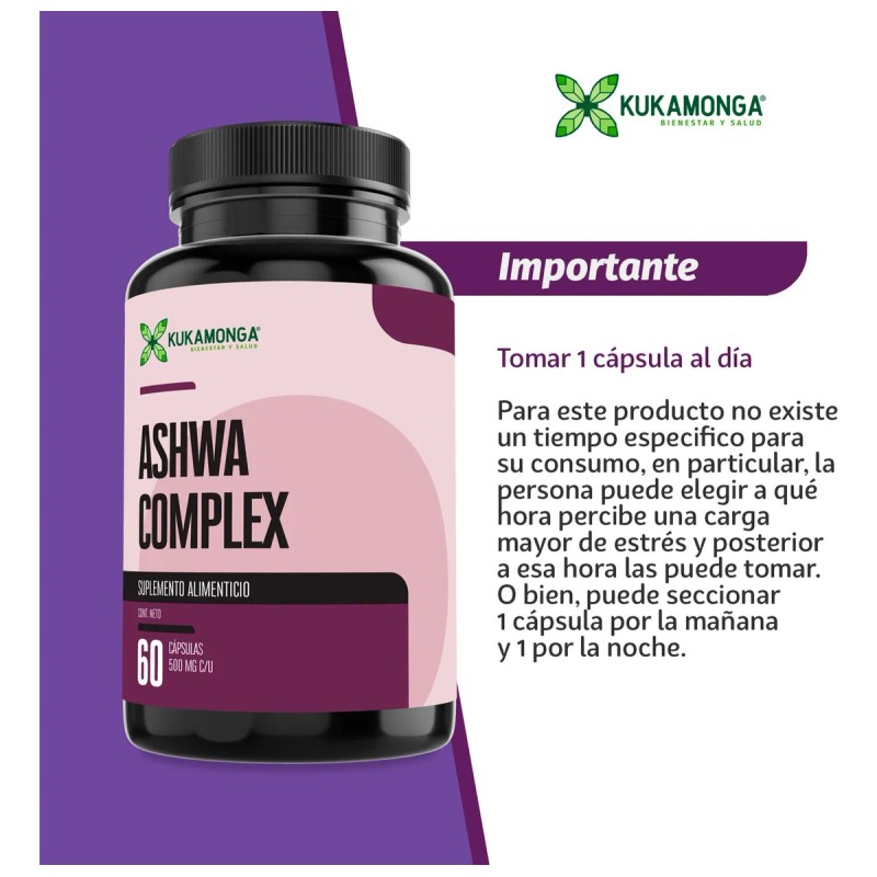 Fórmula Complex Tranquilidad, Serenidad 500 Mg - 60 Cápsulas Sin