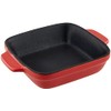 Pearl Metal L-1821 Oven Chef Fluorine Treatment, Heat Resistant, Deep