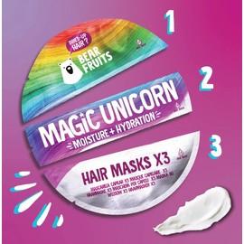 2x Bear Fruits Magic Moisturising Hair Mask Refill (3 x 20ml)