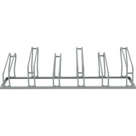 Global Industrial Low Profile Bike Rack, Single Sided Version, 6-Bike Capacity