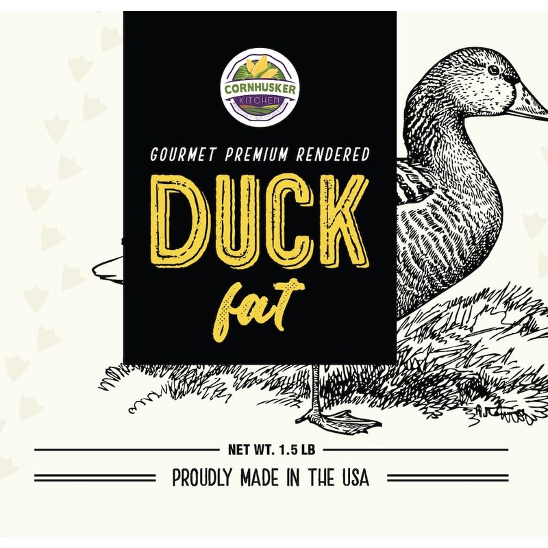 Cornhusker Kitchen Premium Rendered Tub 1.5lbs (Duck Fat)