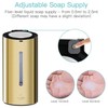 TRPYA Wall-Mounted Commercial Automatic Soap Dispenser Gold Stainless Steel Large